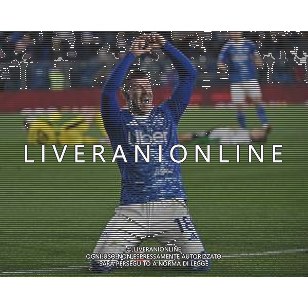 TVRG Como vs Sassuolo nella foto Alberto Moreno Perez (Como) esultanza dopo il gol del 2 a 0 Como 28-11-2025 Stadio Giuseppe Sinigaglia Como vs Sassuolo Campionato Serie A Enilive - 13a giornata foto Roberto Garavaglia/Agenzia Aldo Liverani sas