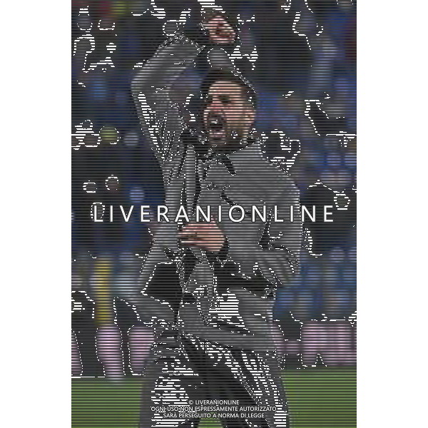 TVRG Como vs Sassuolo nella foto Cesc Fabregas allenatore Como esultanza a fine partita Como 28-11-2025 Stadio Giuseppe Sinigaglia Como vs Sassuolo Campionato Serie A Enilive - 13a giornata foto Roberto Garavaglia/Agenzia Aldo Liverani sas