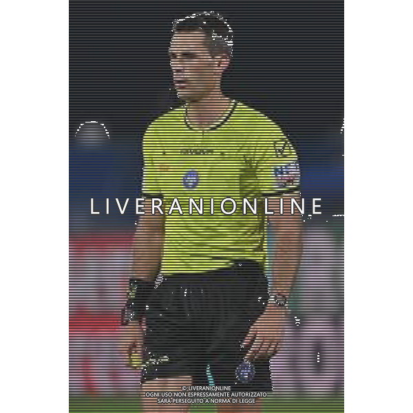 TVRG Como vs Sassuolo nella foto l\'arbitro Matteo Marchetti di Ostia Lido (Roma) Como 28-11-2025 Stadio Giuseppe Sinigaglia Como vs Sassuolo Campionato Serie A Enilive - 13a giornata foto Roberto Garavaglia/Agenzia Aldo Liverani sas