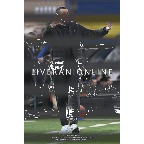 TVRG Como vs Sassuolo nella foto Fabio Grosso allenatore Sassuolo Como 28-11-2025 Stadio Giuseppe Sinigaglia Como vs Sassuolo Campionato Serie A Enilive - 13a giornata foto Roberto Garavaglia/Agenzia Aldo Liverani sas