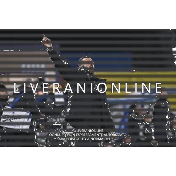 TVRG Como vs Sassuolo nella foto Fabio Grosso allenatore Sassuolo Como 28-11-2025 Stadio Giuseppe Sinigaglia Como vs Sassuolo Campionato Serie A Enilive - 13a giornata foto Roberto Garavaglia/Agenzia Aldo Liverani sas