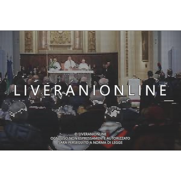 IMOLA 29 11 2025 La Compagnia carabinieri di Imola festeggia la santa patrona dell\'Arma, la Virgo Fidelis NELLA FOTO SANTA MESSA CELEBRATA DA DON GIUSEPPE GRIGOLON NELLA CHIESA DI SANTA MARIA IN REGOLA ©SANNA - AGENZIA ALDO LIVERANI SAS