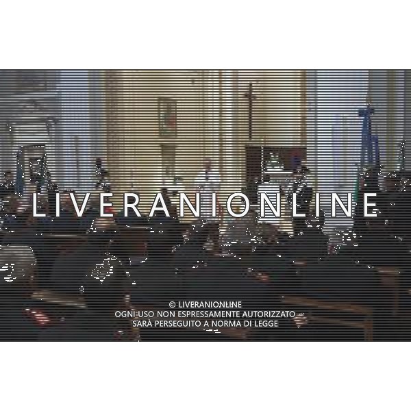 IMOLA 29 11 2025 La Compagnia carabinieri di Imola festeggia la santa patrona dell\'Arma, la Virgo Fidelis NELLA FOTO SANTA MESSA CELEBRATA DA DON GIUSEPPE GRIGOLON NELLA CHIESA DI SANTA MARIA IN REGOLA ©SANNA - AGENZIA ALDO LIVERANI SAS