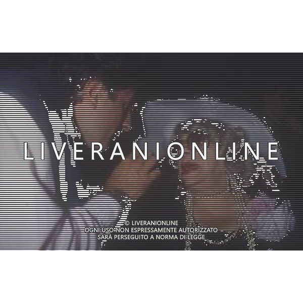 DIAP-RETROSPETTIVA GIANNI IPPOLITI CONDUTTORE TELEVSIVO NELLA FOTO GIANNI IPPOLITI CON SANDRA CAMPARI AG ALDO LIVERANI SAS