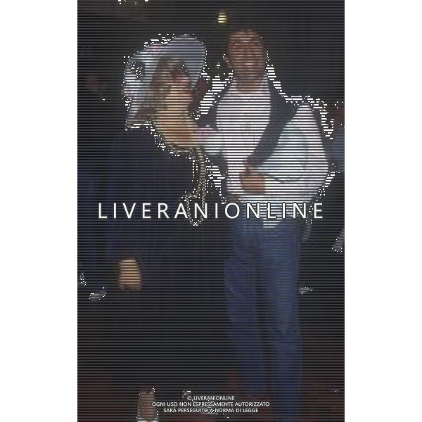 DIAP-RETROSPETTIVA GIANNI IPPOLITI CONDUTTORE TELEVSIVO NELLA FOTO GIANNI IPPOLITI CON SANDRA CAMPARI AG ALDO LIVERANI SAS