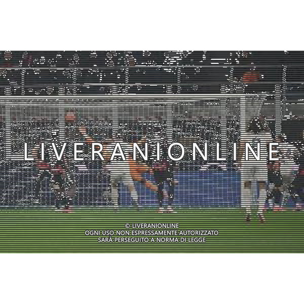 Milan vs Lazio nella foto Mario Gila Fuentes (Lazio) occasione da gol parata da Mike Maignan (Milan) Milano 29-11-2025 Stadio Giuseppe Meazza - San Siro Milan vs Lazio Campionato Serie A Enilive - 13a giornata foto Roberto Garavaglia/Agenzia Aldo Liverani sas