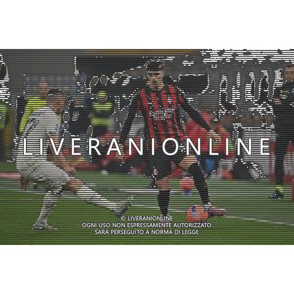 Milan vs Lazio nella foto Davide Bartesaghi (Milan) Milano 29-11-2025 Stadio Giuseppe Meazza - San Siro Milan vs Lazio Campionato Serie A Enilive - 13a giornata foto Roberto Garavaglia/Agenzia Aldo Liverani sas