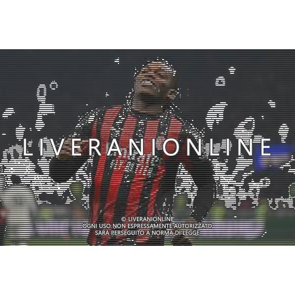 Milan vs Lazio nella foto Rafael Leao (Milan) esultanza dopo il gol dell\'1 a 0 Milano 29-11-2025 Stadio Giuseppe Meazza - San Siro Milan vs Lazio Campionato Serie A Enilive - 13a giornata foto Roberto Garavaglia/Agenzia Aldo Liverani sas