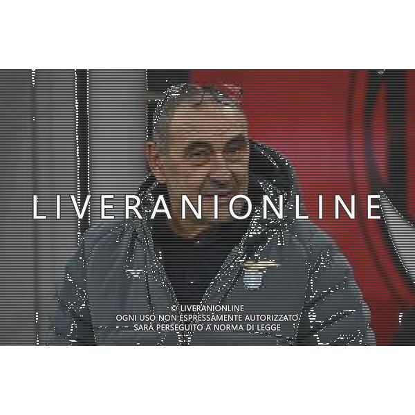 Milan vs Lazio nella foto Maurizio Sarri allenatore Lazio Milano 29-11-2025 Stadio Giuseppe Meazza - San Siro Milan vs Lazio Campionato Serie A Enilive - 13a giornata foto Roberto Garavaglia/Agenzia Aldo Liverani sas