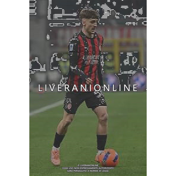 Milan vs Lazio nella foto Alexis Saelemaekers (Milan) Milano 29-11-2025 Stadio Giuseppe Meazza - San Siro Milan vs Lazio Campionato Serie A Enilive - 13a giornata foto Roberto Garavaglia/Agenzia Aldo Liverani sas