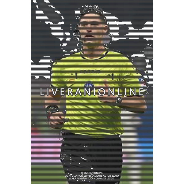 Milan vs Lazio nella foto l\'arbitro Giuseppe Collu di Cagliari Milano 29-11-2025 Stadio Giuseppe Meazza - San Siro Milan vs Lazio Campionato Serie A Enilive - 13a giornata foto Roberto Garavaglia/Agenzia Aldo Liverani sas