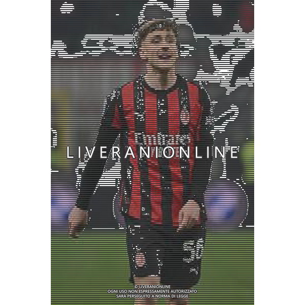 Milan vs Lazio nella foto Alexis Saelemaekers (Milan) Milano 29-11-2025 Stadio Giuseppe Meazza - San Siro Milan vs Lazio Campionato Serie A Enilive - 13a giornata foto Roberto Garavaglia/Agenzia Aldo Liverani sas