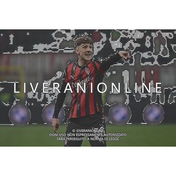 Milan vs Lazio nella foto Alexis Saelemaekers (Milan) Milano 29-11-2025 Stadio Giuseppe Meazza - San Siro Milan vs Lazio Campionato Serie A Enilive - 13a giornata foto Roberto Garavaglia/Agenzia Aldo Liverani sas