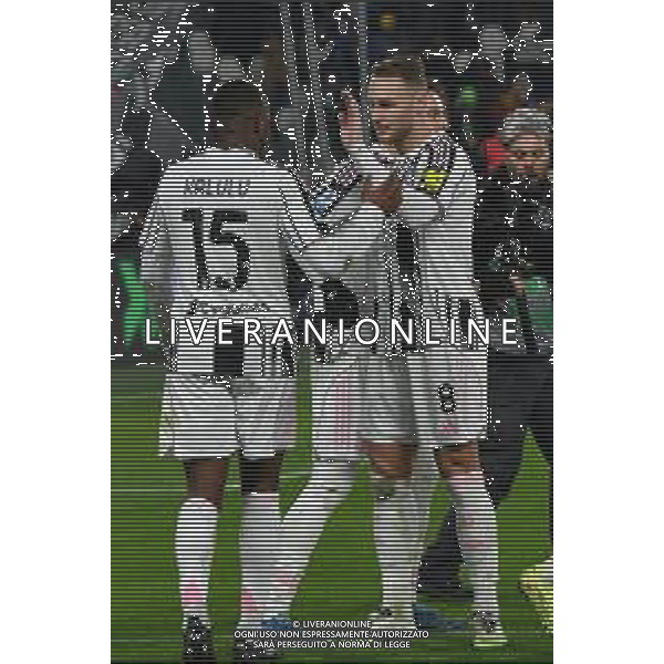 Torino 29.11.2025 Allianz Stadium @Manuela Viganti /Ag. Aldo Liverani sas uventus vs Cagliari Campionato Calcio Serie A Enilive 2025/2026 13a giornata Nella foto: esultanza juventus dopo il gol di kenan yildiz ©Viganti - AGENZIA ALDO LIVERANI SAS