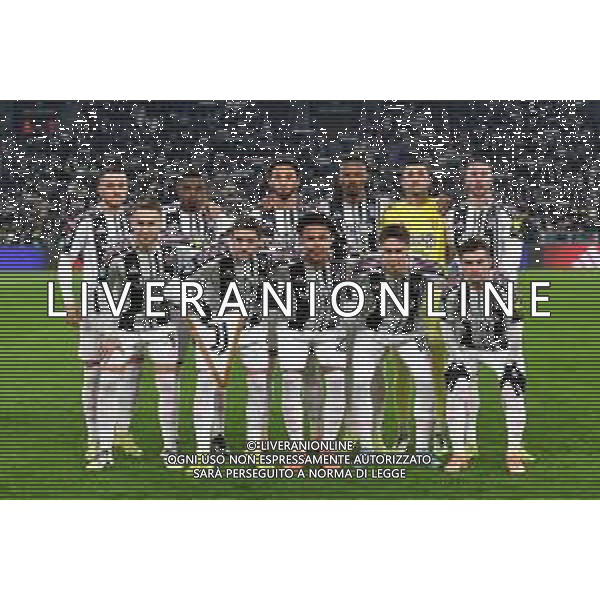 Torino 29.11.2025 Allianz Stadium @Manuela Viganti /Ag. Aldo Liverani sas uventus vs Cagliari Campionato Calcio Serie A Enilive 2025/2026 13a giornata Nella foto: la formazione della juventus da sx verso dx: filip kostic, pierre kalulu, lloyd kelly, khephren thuram, mattia perin, dusan vlahovic, teun koopmeiners, manuel locatelli, weston mckennie, kenan yildiz, francisco conceicao ©Viganti - AGENZIA ALDO LIVERANI SAS