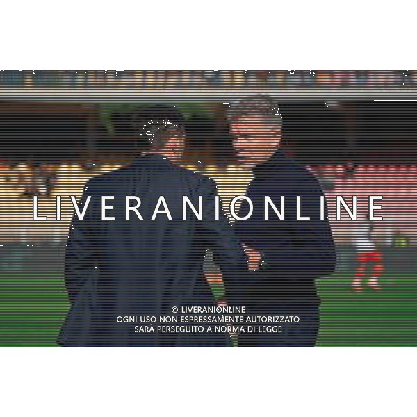 TVEM November 30, 2025 Lecce, Italy - US Lecce vs Torino FC - Italian soccer serie A 2025/26 - Via Del Mare Stadium. In the pic: coach Marco Baroni of Torino FC and sports director Davide Vagnati of Torino FC ©TVEM Emmanuele Mastrodonato - AGENZIA ALDO LIVERANI SAS