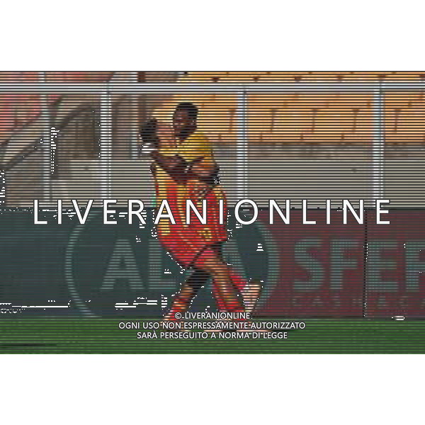TVEM November 30, 2025 Lecce, Italy - US Lecce vs Torino FC - Italian soccer serie A 2025/26 - Via Del Mare Stadium. In the pic: Lassana Coulibaly of US Lecce celebrates after scoring a goal with Tiago Gabriel of US Lecce ©TVEM Emmanuele Mastrodonato - AGENZIA ALDO LIVERANI SAS