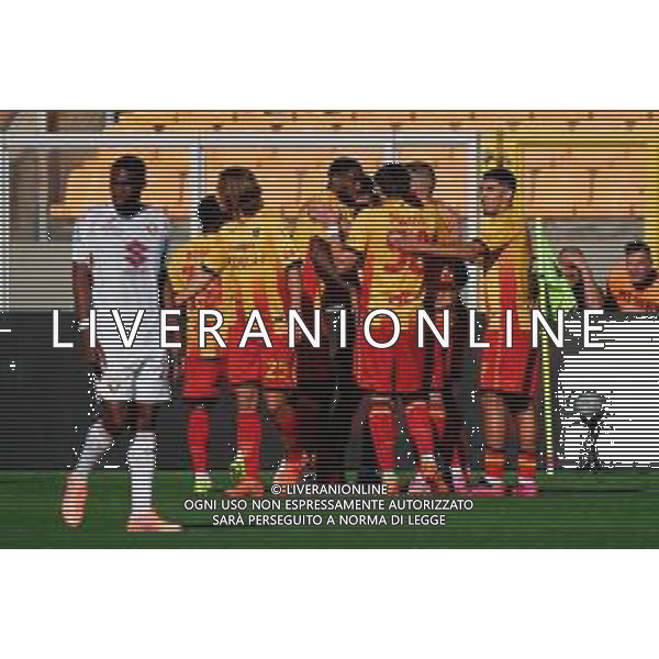 TVEM November 30, 2025 Lecce, Italy - US Lecce vs Torino FC - Italian soccer serie A 2025/26 - Via Del Mare Stadium. In the pic: Lassana Coulibaly of US Lecce celebrates after scoring a goal with teammates ©TVEM Emmanuele Mastrodonato - AGENZIA ALDO LIVERANI SAS