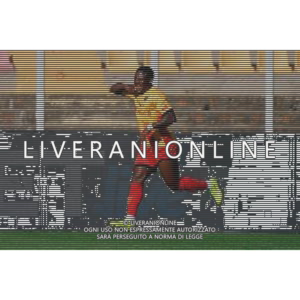 TVEM November 30, 2025 Lecce, Italy - US Lecce vs Torino FC - Italian soccer serie A 2025/26 - Via Del Mare Stadium. In the pic: Lameck Banda of US Lecce celebrates after scoring a goal ©TVEM Emmanuele Mastrodonato - AGENZIA ALDO LIVERANI SAS