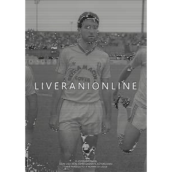 NEG-05-06-1988 PIACENZA CAMPIONATO DI CALCIO SERIE B PIACENZA -MESSINA 2-0 NELLA FOTO PAOLO PETITTI AG ALDO LIVERANI SAS