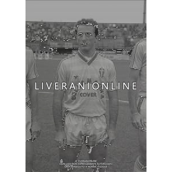 NEG-05-06-1988 PIACENZA CAMPIONATO DI CALCIO SERIE B PIACENZA -MESSINA 2-0 NELLA FOTO RENZO GOBBO AG ALDO LIVERANI SAS