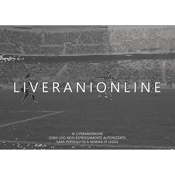 NEG-17-01-1990 MILANO CAMPIONATO DI CALCIO SERIE A MILAN-ATALANTA 3-1 NELLA FOTO MARCO VAN BASTEN GOAL AG ALDO LIVERANI SAS