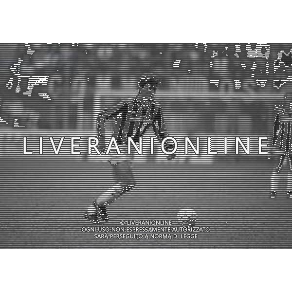 NEG-17-01-1990 MILANO CAMPIONATO DI CALCIO SERIE A MILAN-ATALANTA 3-1 NELLA FOTO PAOLO MALDINI AG ALDO LIVERANI SAS