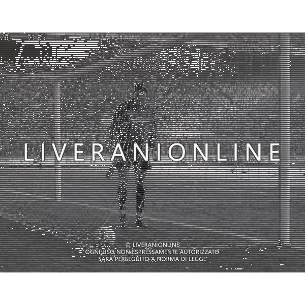 NEG-17-01-1990 MILANO CAMPIONATO DI CALCIO SERIE A MILAN-ATALANTA 3-1 NELLA FOTO FABRIZIO FERRON DOPO IL GOAL DI MARCO VAN BASTEN AG ALDO LIVERANI SAS