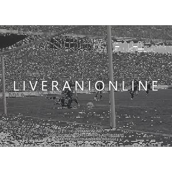 NEG-17-01-1990 MILANO CAMPIONATO DI CALCIO SERIE A MILAN-ATALANTA 3-1 NELLA FOTO MARCO VAN BASTEN GOAL AG ALDO LIVERANI SAS