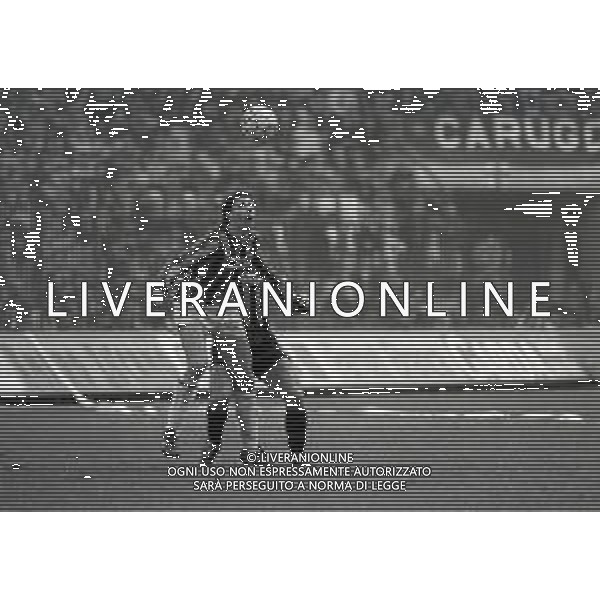 NEG-17-01-1990 MILANO CAMPIONATO DI CALCIO SERIE A MILAN-ATALANTA 3-1 NELLA FOTO MARCO VAN BASTEN AG ALDO LIVERANI SAS