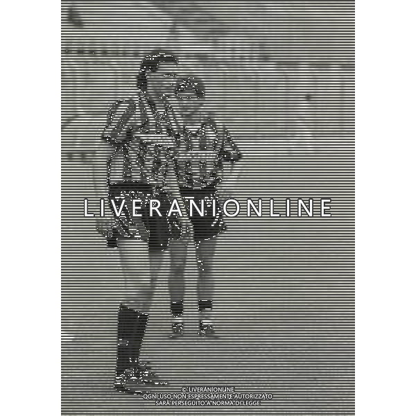 NEG-1989-1990 BERGAMO-ALLENAMENTO ATALANTA CALCIO NELLA FOTO EVAIR AG ALDO LIVERANI SAS