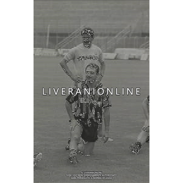 NEG-1989-1990 BERGAMO-ALLENAMENTO ATALANTA CALCIO NELLA FOTO EMIALIANO MONDONICO E CESARE PRANDELLI AG ALDO LIVERANI SAS