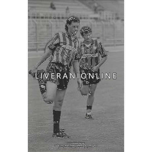 NEG-1989-1990 BERGAMO-ALLENAMENTO ATALANTA CALCIO NELLA FOTO EVAIR AG ALDO LIVERANI SAS