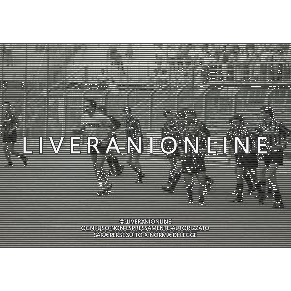 NEG-1989-1990 BERGAMO-ALLENAMENTO ATALANTA CALCIO NELLA FOTO ALLENAMENTO ATALANTA AG ALDO LIVERANI SAS