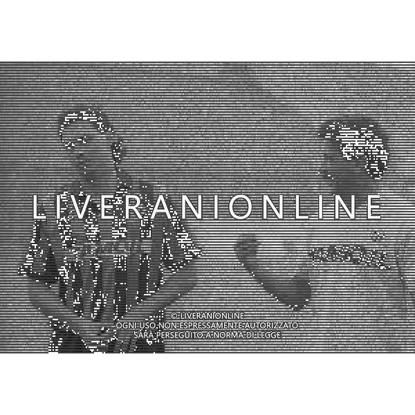 NEG-1989-1990 BERGAMO-ALLENAMENTO ATALANTA CALCIO NELLA FOTO EMILIANO MONDONICO CON EVAIR AG ALDO LIVERANI SAS