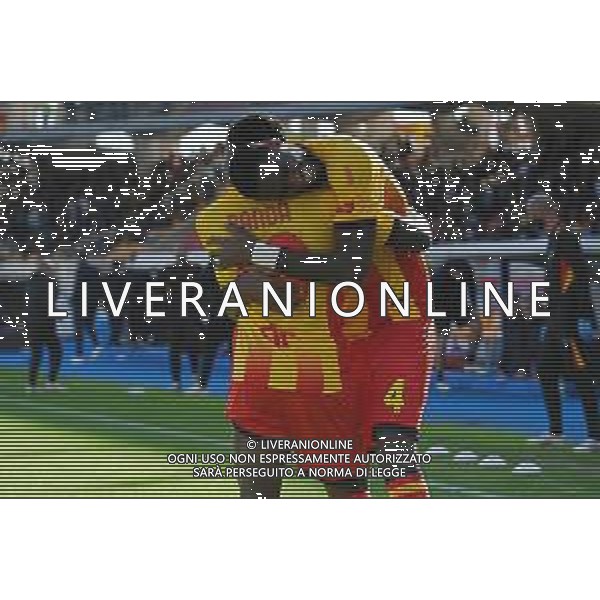 TVPG US Lecce vs Torino FC nella foto Banda Lameck (Us Lecce) e Gaspar Kiolanda (Us Lecce), Esultanza dopo la rete Us Lecce, Lecce (ITA) 30-11 -2025 Stadio “E. Giardiniero” Via del Mare - Tredicesima Giornata Serie A EniLive 2025/26 ©TVPG Pasquale Golia - AGENZIA ALDO LIVERANI SAS