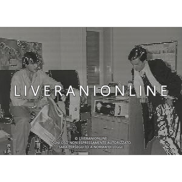 NEG-1984 RICOVERO MARK HATELEY A PAVIA NELLA FOTO WALTER ZENGA CON IL GIORNALISTA ELIO CORNO AG ALDO LIVERANI SAS