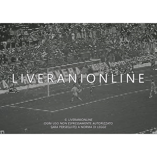 NEG-06-01-1980 - CAMPIONATO DI CALCIO SERIE A MILAN-LAZIO 2-1 NELLA FOTO AZIONE DI GIOCO AG ALDO LIVERANI SAS