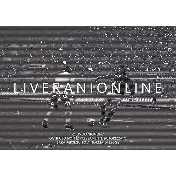 NEG-06-01-1980 - CAMPIONATO DI CALCIO SERIE A MILAN-LAZIO 2-1 NELLA FOTO FRANCO BARESI AG ALDO LIVERANI SAS