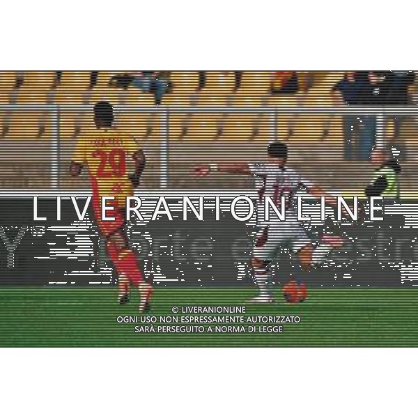 TVEM November 30, 2025 Lecce, Italy - US Lecce vs Torino FC - Italian soccer serie A 2025/26 - Via Del Mare Stadium. In the pic: Che’ Adams of Torino FC scores a goal of 2-1 ©TVEM Emmanuele Mastrodonato - AGENZIA ALDO LIVERANI SAS