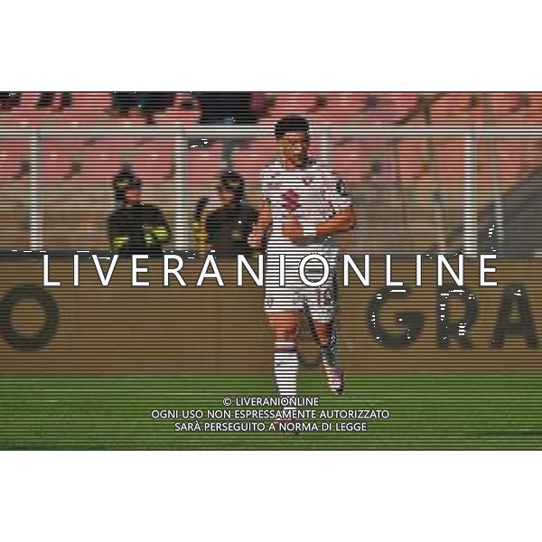 TVEM November 30, 2025 Lecce, Italy - US Lecce vs Torino FC - Italian soccer serie A 2025/26 - Via Del Mare Stadium. In the pic: Che’ Adams of Torino FC celebrates after scoring a goal ©TVEM Emmanuele Mastrodonato - AGENZIA ALDO LIVERANI SAS