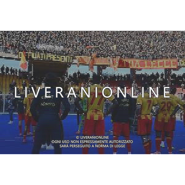 TVPG US Lecce vs Torino FC nella foto Us Lecce Esultanza dopo la vittoria sotto la curva, L Lecce (ITA) 30-11 -2025 Stadio “E. Giardiniero” Via del Mare - Tredicesima Giornata Serie A EniLive 2025/26 ©TVPG Pasquale Golia - AGENZIA ALDO LIVERANI SAS