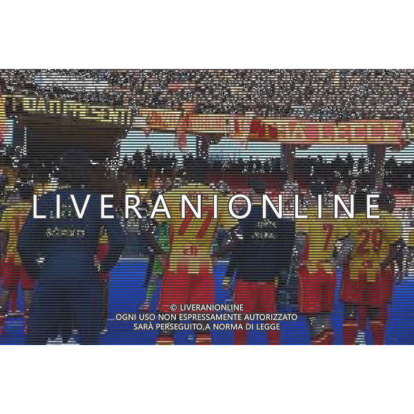 TVPG US Lecce vs Torino FC nella foto Us Lecce Esultanza dopo la vittoria sotto la curva, L Lecce (ITA) 30-11 -2025 Stadio “E. Giardiniero” Via del Mare - Tredicesima Giornata Serie A EniLive 2025/26 ©TVPG Pasquale Golia - AGENZIA ALDO LIVERANI SAS