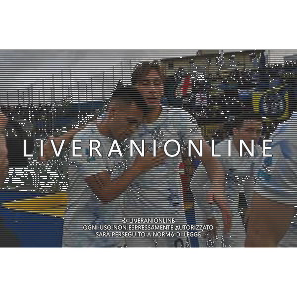 TVRG Pisa vs Inter nella foto Lautaro Martinez (Inter) e Francesco Pio Esposito (Inter) esultanza dopo il gol dell\'1 a 0 Pisa 30-11-2025 Cetilar Arena - Stadio Romeo Anconetani Pisa vs Inter Campionato Serie A Enilive - 13a giornata foto Roberto Garavaglia/Agenzia Aldo Liverani sas