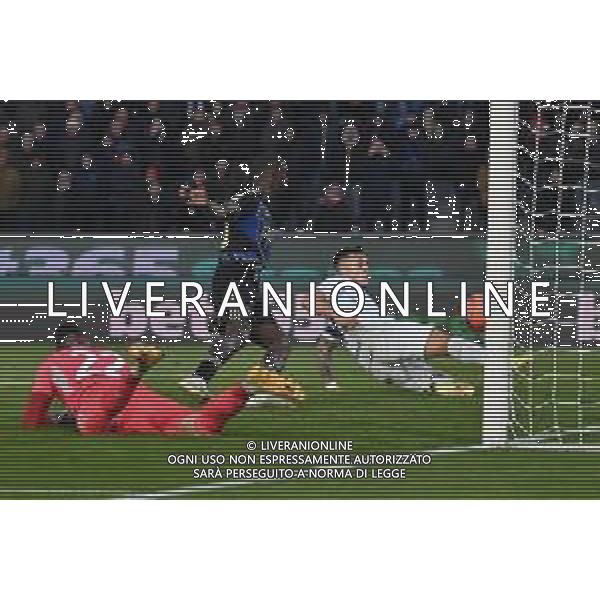 TVRG Pisa vs Inter nella foto Lautaro Martinez (Inter) segna il gol del 2 a 0 Pisa 30-11-2025 Cetilar Arena - Stadio Romeo Anconetani Pisa vs Inter Campionato Serie A Enilive - 13a giornata foto Roberto Garavaglia/Agenzia Aldo Liverani sas