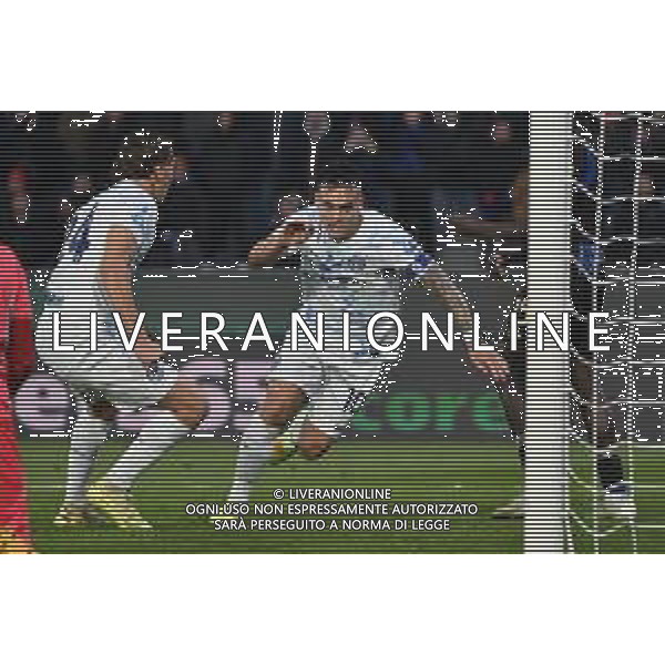 TVRG Pisa vs Inter nella foto Lautaro Martinez (Inter) esultanza dopo il gol del 2 a 0 Pisa 30-11-2025 Cetilar Arena - Stadio Romeo Anconetani Pisa vs Inter Campionato Serie A Enilive - 13a giornata foto Roberto Garavaglia/Agenzia Aldo Liverani sas