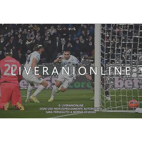 TVRG Pisa vs Inter nella foto Lautaro Martinez (Inter) esultanza dopo il gol del 2 a 0 Pisa 30-11-2025 Cetilar Arena - Stadio Romeo Anconetani Pisa vs Inter Campionato Serie A Enilive - 13a giornata foto Roberto Garavaglia/Agenzia Aldo Liverani sas