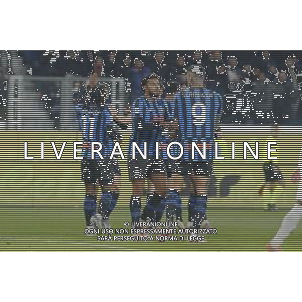 Ademola Lookman of Atalanta BC esultanza during Atalanta BC vs ACF Fiorentina, 13° Serie A Enilive 2025-26 game at New Balance arena in Bergamo (BG), Italy, on November 30, 2025. (Photo by Davide Casentini)- AGENZIA ALDO LIVERANI SAS