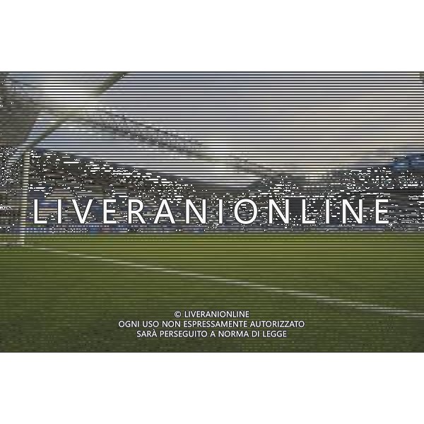 Spalti vuoti interno stadio prepartita - pich view before Atalanta BC vs ACF Fiorentina, 13° Serie A Enilive 2025-26 game at New Balance arena in Bergamo (BG), Italy, on November 30, 2025. (Photo by Davide Casentini)- AGENZIA ALDO LIVERANI SAS