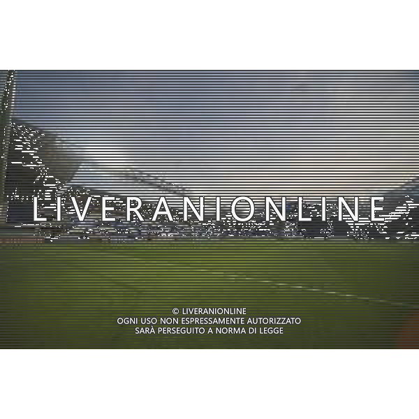 Spalti vuoti interno stadio prepartita - pich view before Atalanta BC vs ACF Fiorentina, 13° Serie A Enilive 2025-26 game at New Balance arena in Bergamo (BG), Italy, on November 30, 2025. (Photo by Davide Casentini)- AGENZIA ALDO LIVERANI SAS